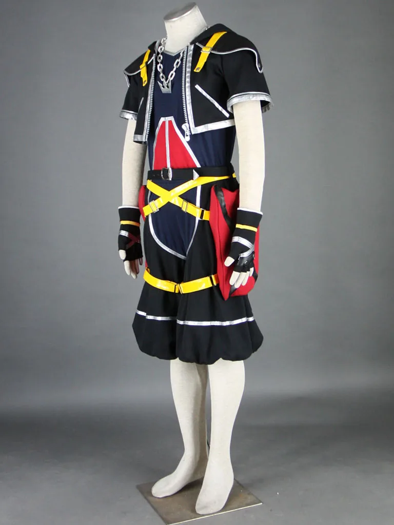 Kingdom Hearts II Sora Cosplay Costume Game KH2 Sora Outift Halloween Theme Party