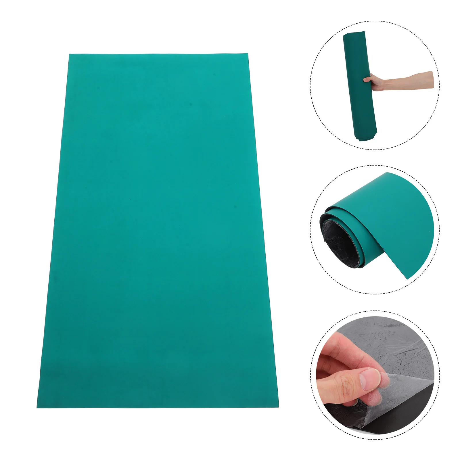 

Anti-Static Rubber Mat High-Temperature Resistant Soldering Pad for Electronics Repair Workbench Grounding Table Mat