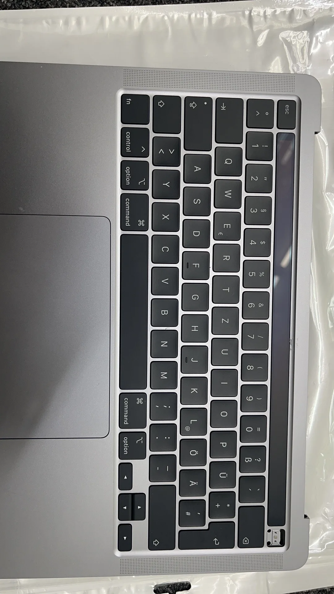 

Original 95New Grey A2289 Topcase For MacBook Pro Retina 13" A2289 Palmrest Germany Keyboard 2020 Year Replacement