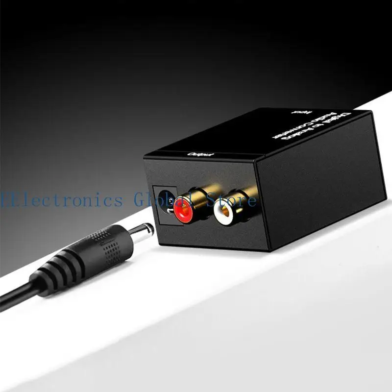 462B محول الصوت الرقمي إلى التناظري 3.5 مم RCA إلى SPDIF محول الكابل المحوري البصري فك التشفير