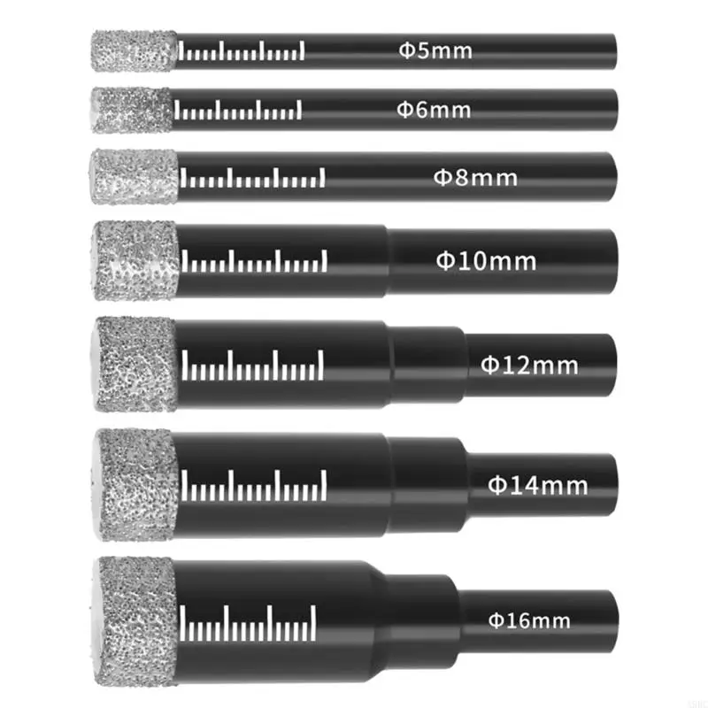 Professional Handheld Tool Diamonds Brazed Dry Drilling Bit for Professional and Use Ergonomic Grip