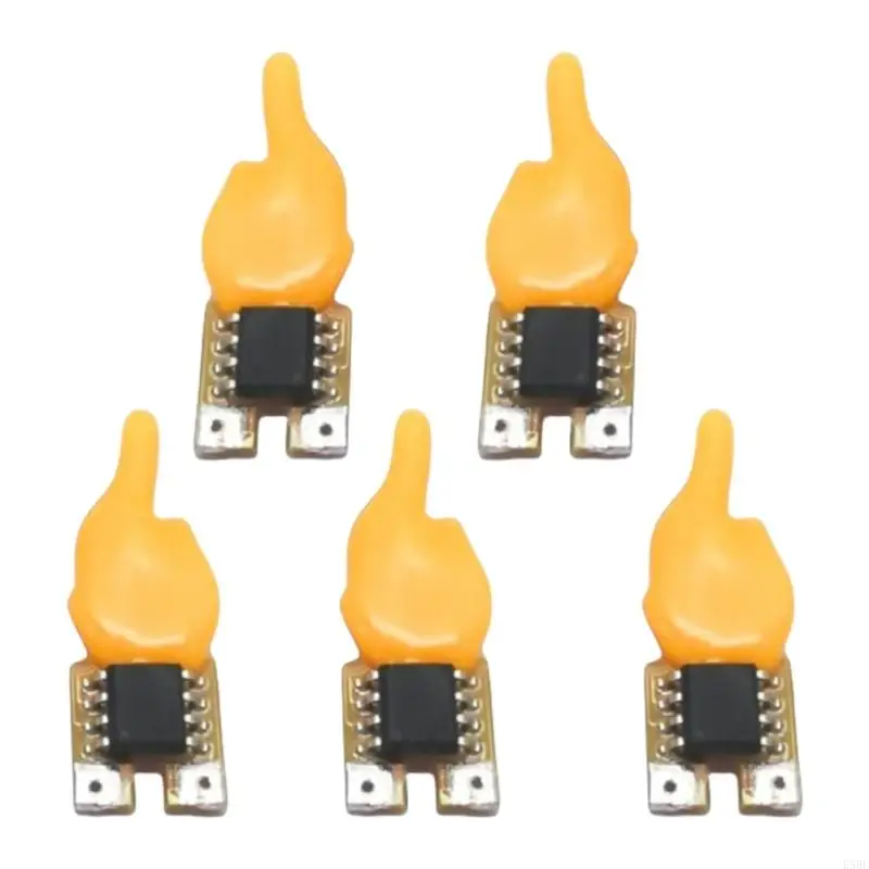 e5be 5pcs LED شمعة اللهب الشمعة ضوء اللهب على شكل خيوط اللمبة لحزب التخييم مطعم تزيين الضوء الدائم