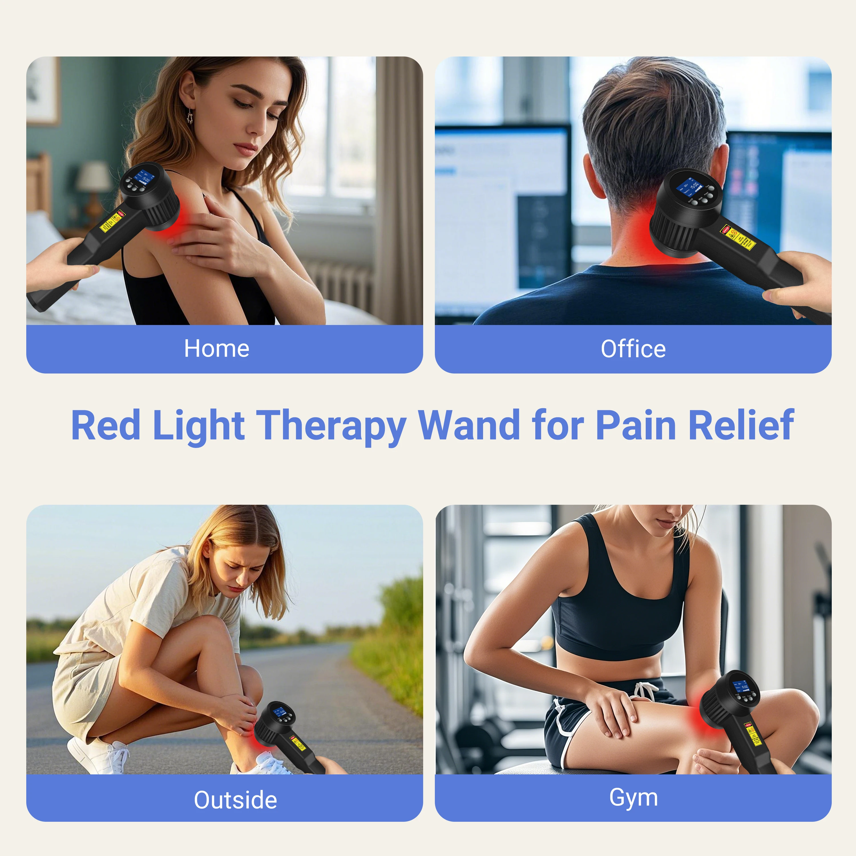 GOOD High Intensity Cold Laser Therapy Device for Pain Relief Deep Tissue Healing Wound Care and Rheumatoid Arthritis