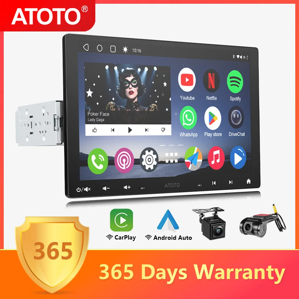 Recensione e Valutazione del Sistema Multimediale per Auto ATOTO 10 pollici 1Din: F7XE