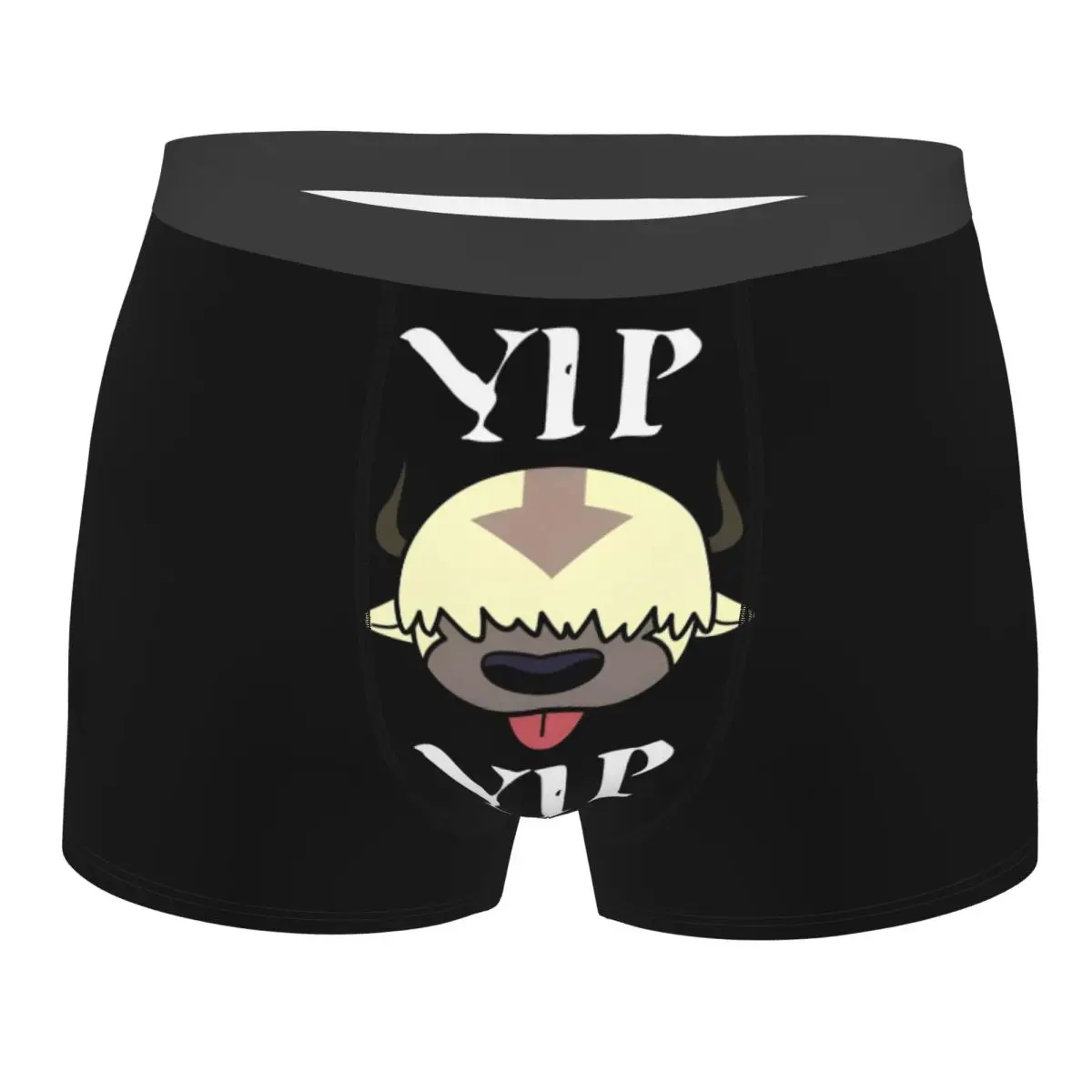 

Боксеры с принтом Yip Yip Appa Avatar-The Last Airbender, шорты, трусы, мужское нижнее белье, дышащие трусы для Homme S-XXL