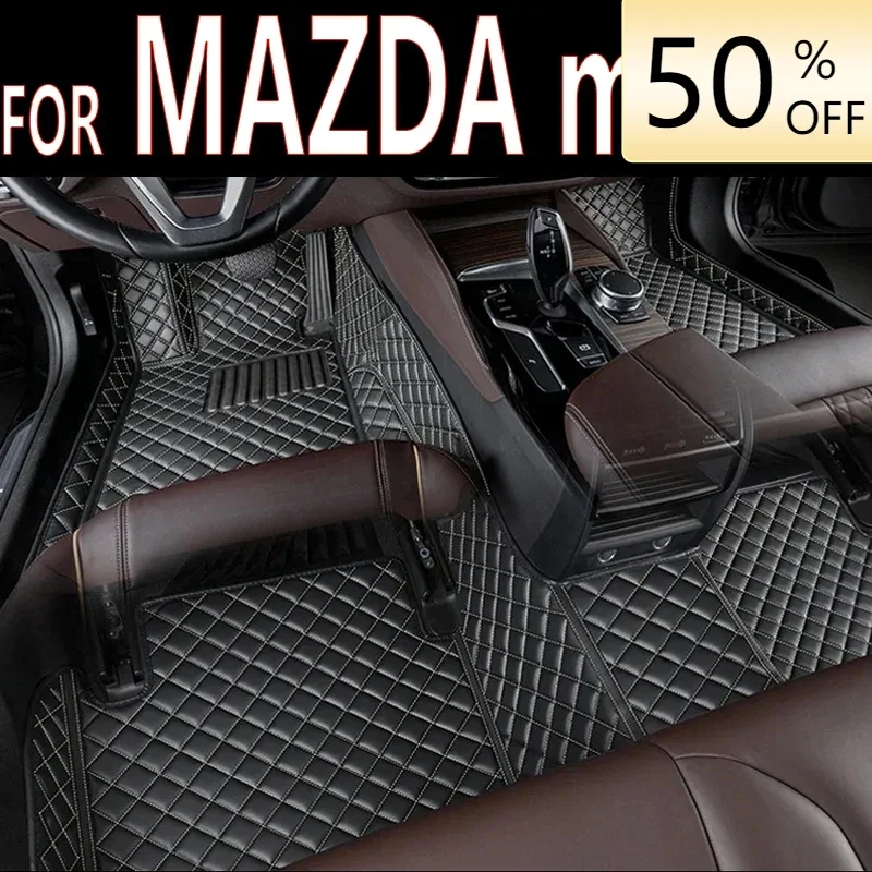 Car Floor Mats For MAZDA CX-8 CX-30 CX-9 MX-5 Miata Mazda 6 Mazda 6 GH 6 Tenza 2022 2023 Car Accessories