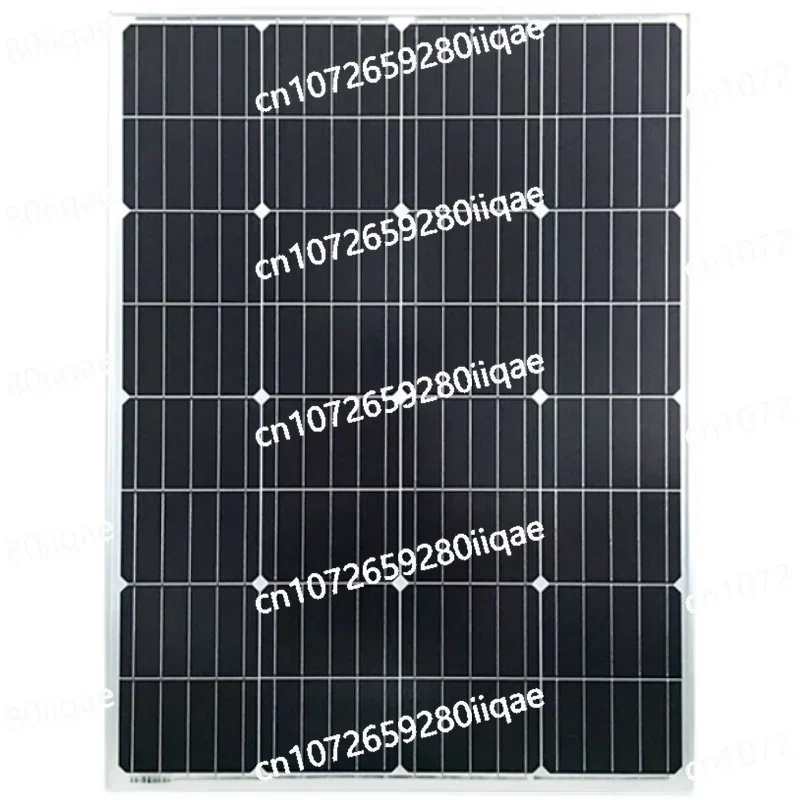 Monocrystalline 12V100W household photovoltaic 200-watt charging panel 18-volt solar panel