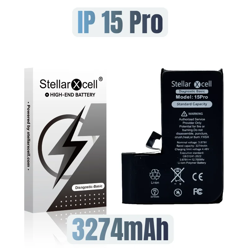 StellarXcell Diagnostische Batterij Show100 gezond  Origineel voor iPhone 12 13 14 15 mini Plus Pro Promax met gratis tools
