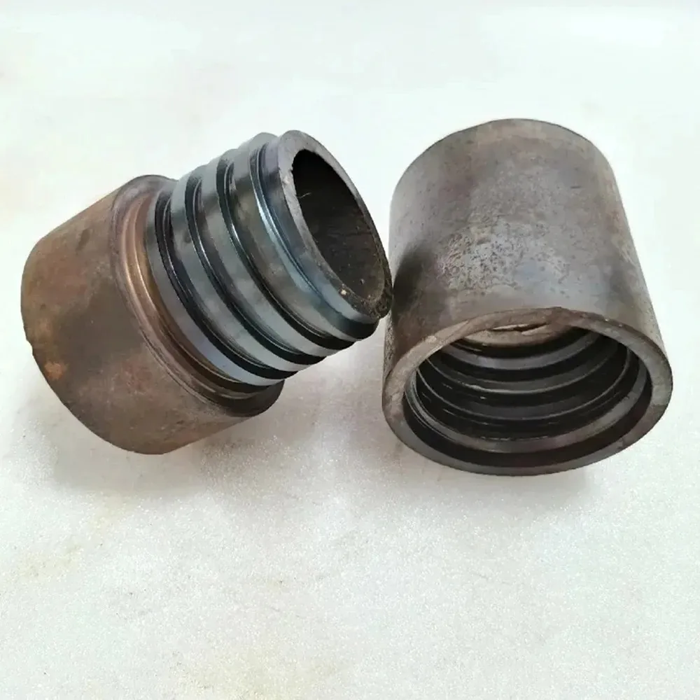 Water well drilling rig accessories tapered thread drill pipe joint can be used for drilling rig accessories rod joint