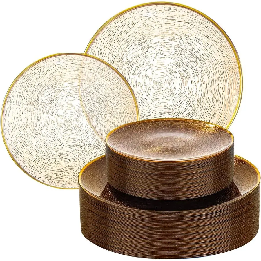 60Pcs Brown Plastic…