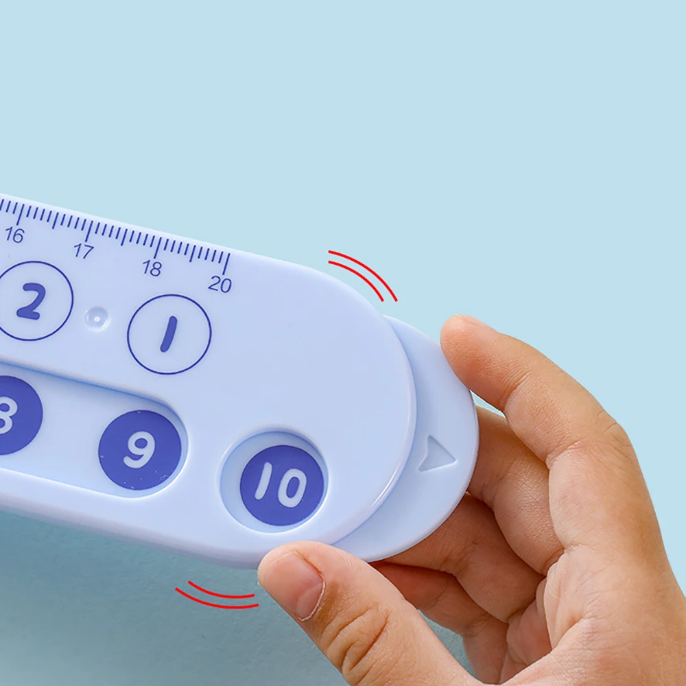 مسطرة التحلل الرياضي، الجمع والطرح العددي، أداة تعليمية حسابية #5