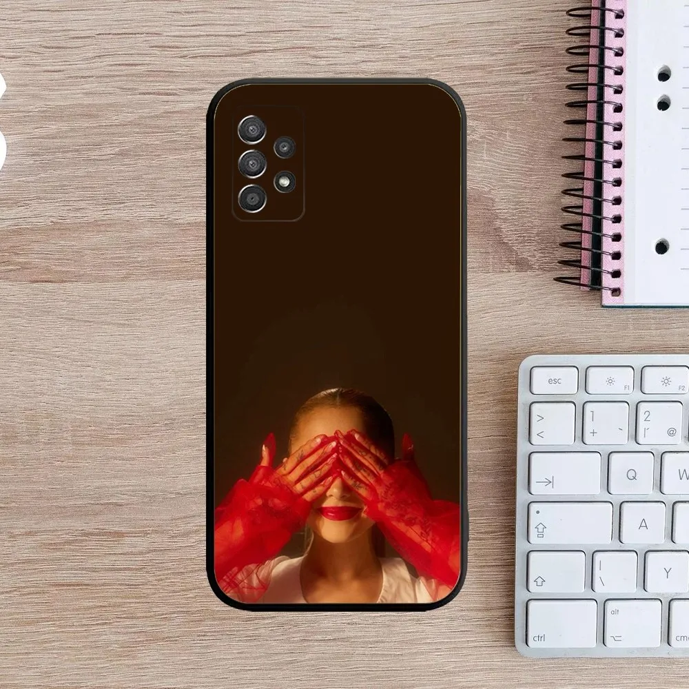 A-Ariana Eternal Sunshine G-Grandes Phone Case For Samsung Galaxy A13,A21s,A22,A31,A32,A52,A53,A71,A80,A91 Soft Black Cover