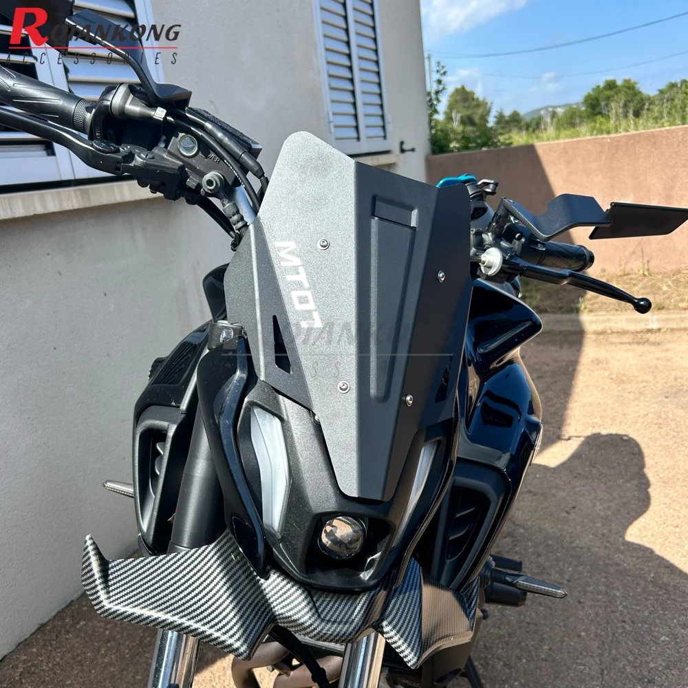 

For Yamaha MT-07 MT07 MT 07 mt07 2021 2022 2023 2024 New Motorcycle WindScreen Windshield Fairing Deflector Cover Wind Visor