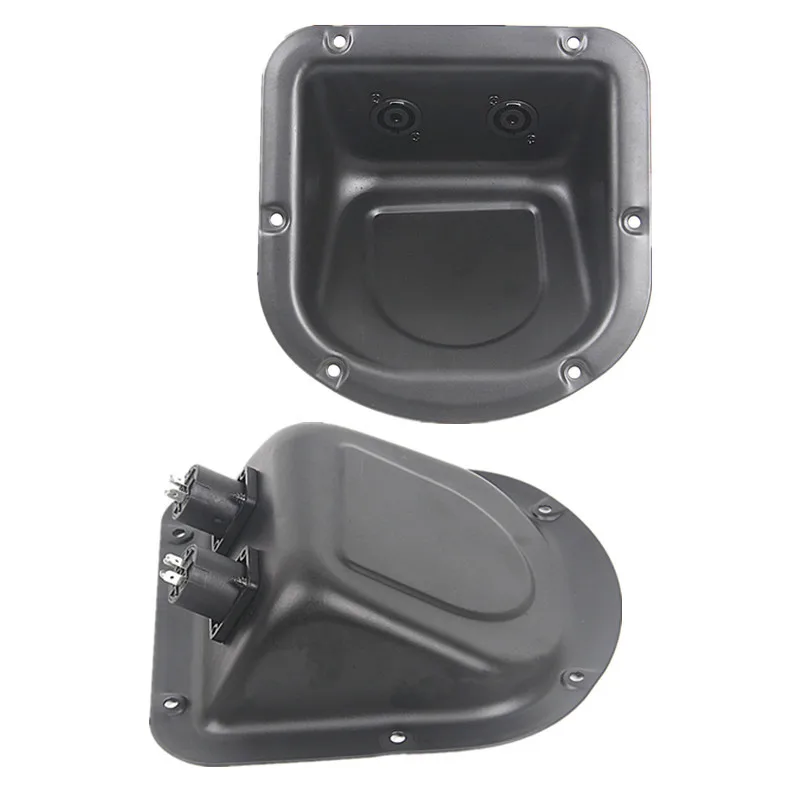 1 قطعة صندوق سلك الحديد المرحلة صندوق وصلات الصوت أربعة بطاقة الأساسية صنبور أنثى المقبس لوحة الأسلاك ، لوحة الحديد XLR المقبس الملحقات #3