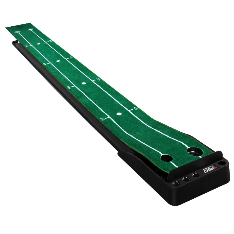 PGM Indoor Golf Training Aids Putter Trainer Practice Mats Putting Green 40x300cm Office Home TL023