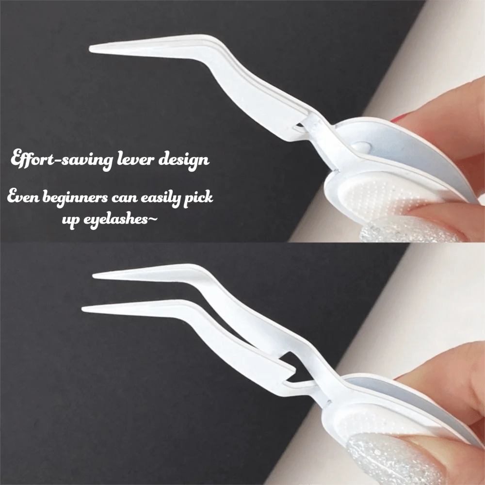 X-Shaped Reverse Tweezers Curved Tips Anti-Slip Handle Precision Clip Rust Resistant Durable Metal Anti-Slip Tweezers
