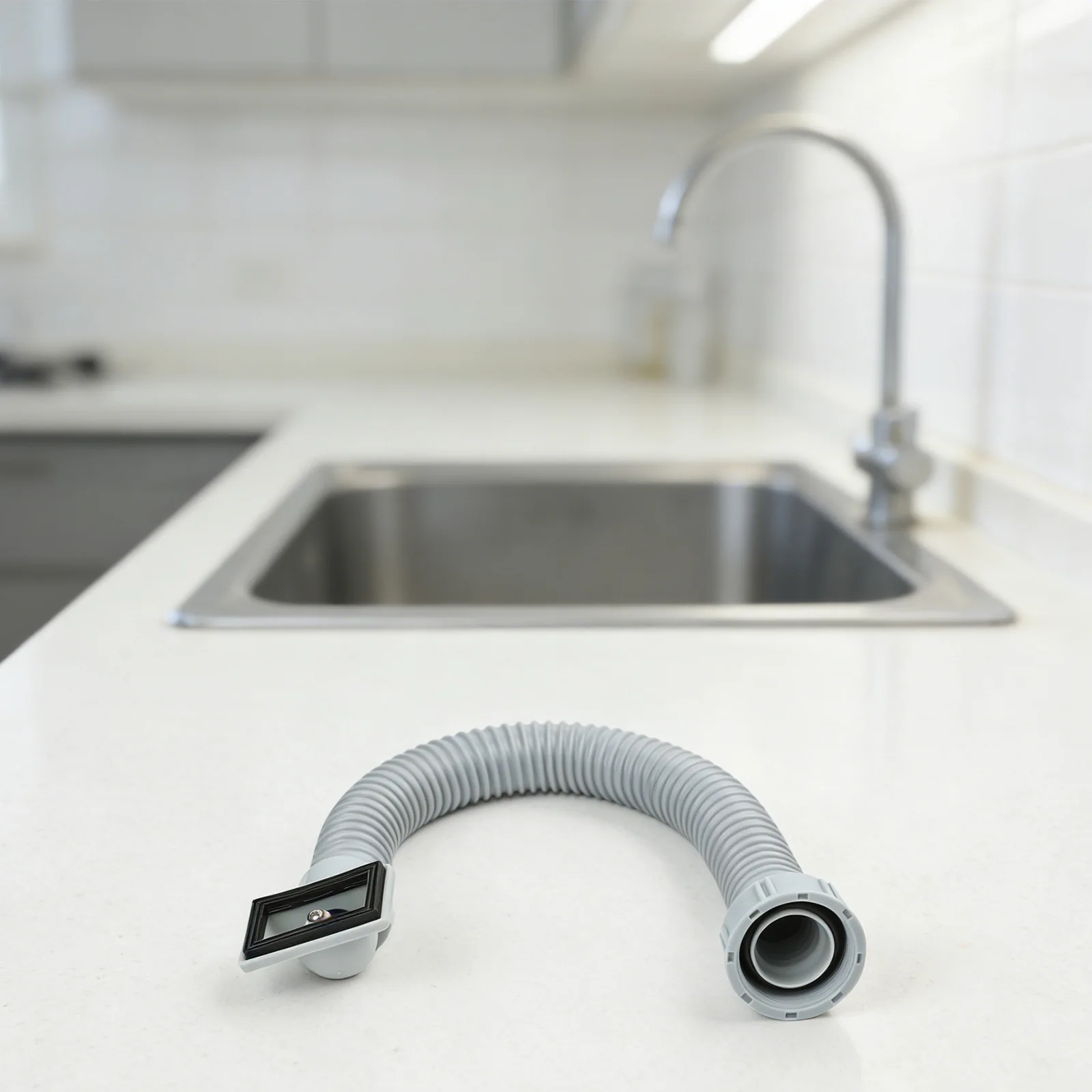 DIY Installation Sink Drainage G1-1 2 Size Versatile Use Easy Setup Gray Color Leak-proof Design Long-lasting Performance