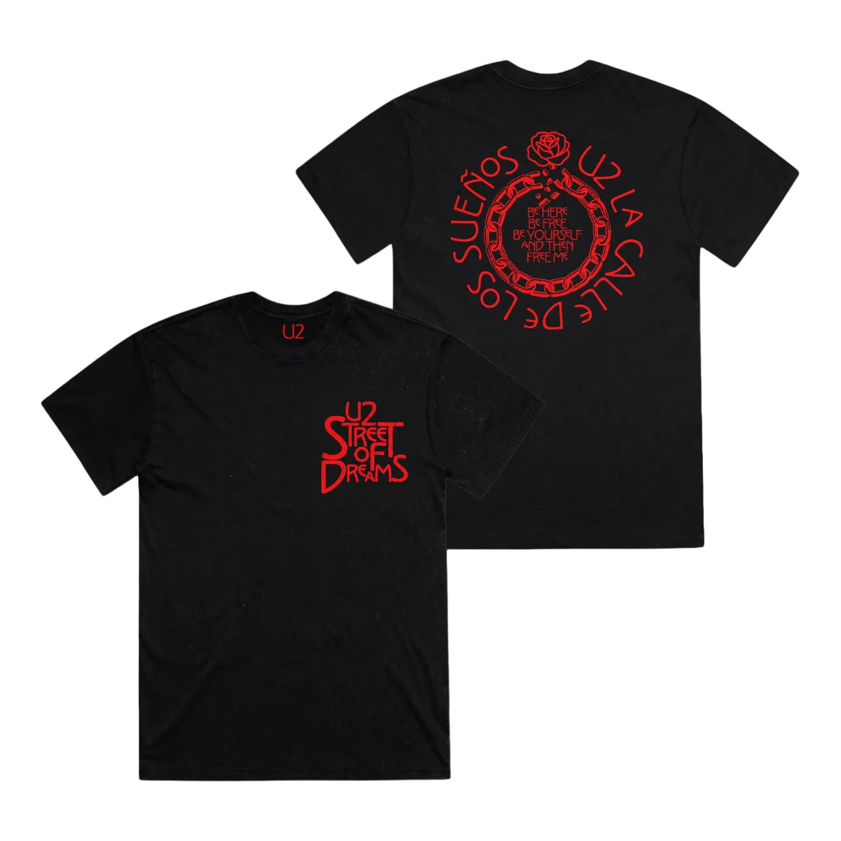 U2 Band Album Street of Dreams Graphic 2026 Summer New T-Shirt 100%Cotton Men's Women's Y2k Popular Oversized Tshirt Casual Tee