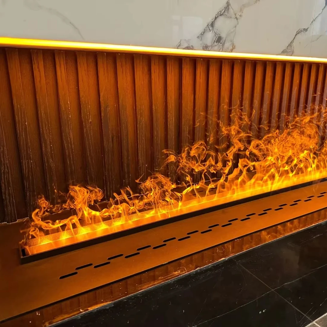 

Fashionable 3D Steam Fireplace with WiFi Operation & Automatic Water Replenishment System