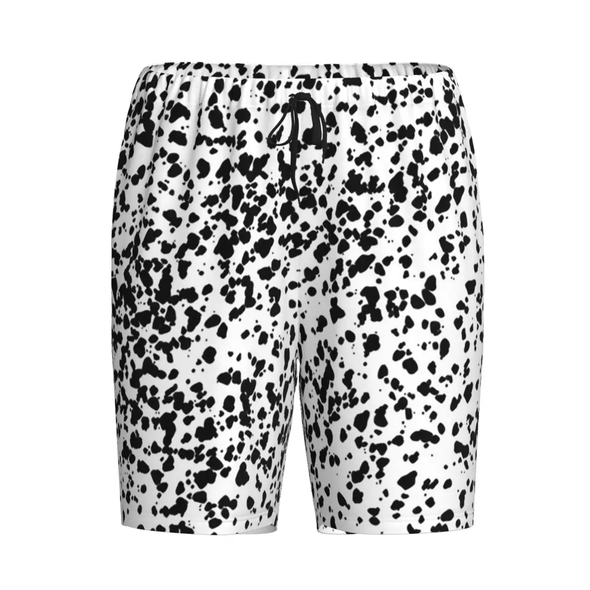 Custom Dalmatian Dog Texture Shorts Sleeping Pants Men Pajama Pants Lounge Sleep Sleepwear Bottoms