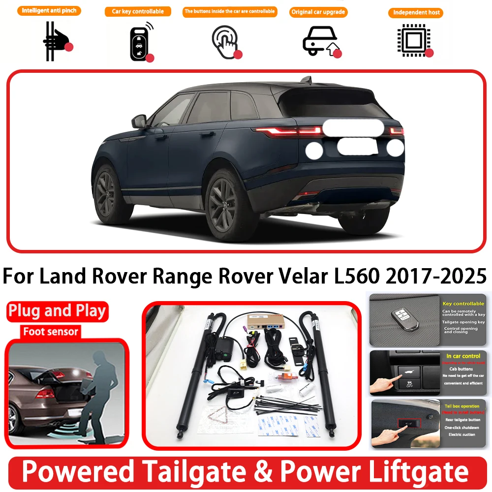 for Land Rover Range Rover Velar L560 2017-2025 OEM Plug and Play Auto Powered Tailgate Power Liftgate Rear Trunk Opener System