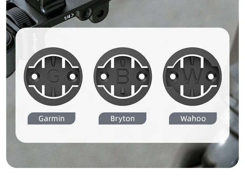 Aluminium-Fahrradcomputerhalterung für Lenker, kompatibel mit Garmin, Bryton, Wahoo, GoPro 13, 12, 11, 10, DJI Insta 360 X6, X5, X4 – Kamerazubehör. – Detail 6