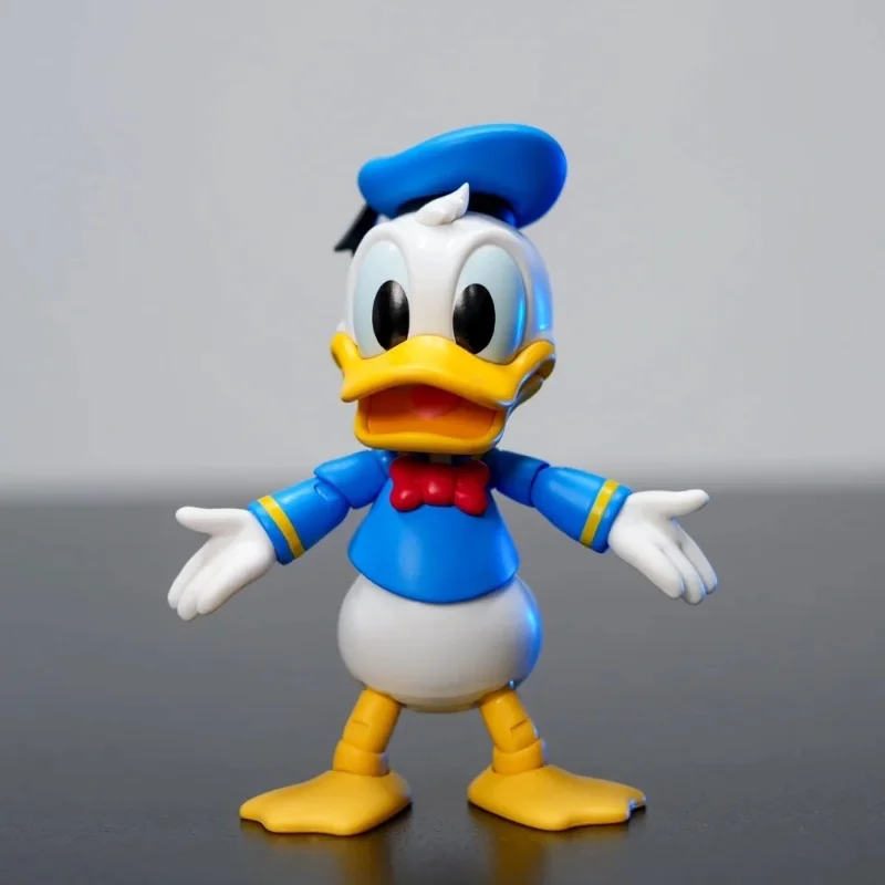 2024 Disney Mickey Mouse Minnie Donald Duck Action Figure Movable Joint Kawaii Anime Figurine Collection Model Statue Toys Gifts