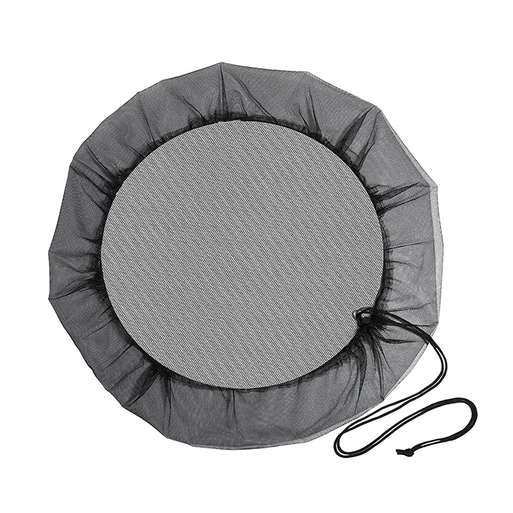 Rainwater Collector Net Cover Adjustable Drawstring Garden Rainwater Netting Water Tank Filter Insect Net Bag for Outdoor Garden