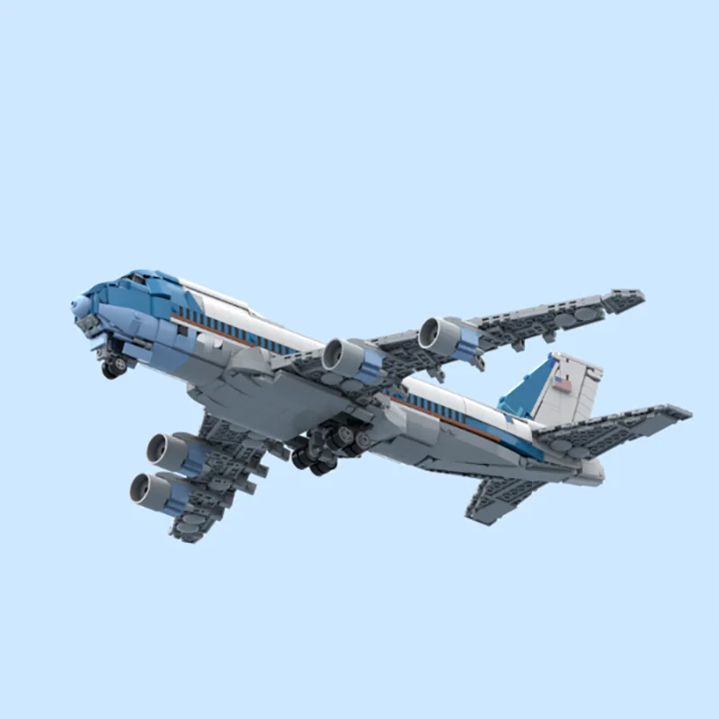 Building Blocks MOC Boeing 747 Manned Passenger Aircraft  Bricks Space Shuttle Model DIY Toys Kids Christmas Gifts