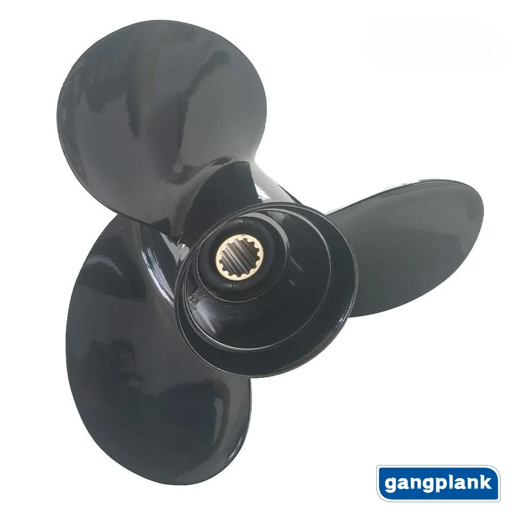 Outboard Marine Aluminum Alloy Propeller for Mercury 25-70HP 10 7/8X11 10 5/8X12 3/8X13 1/2X13 3/8X14 1/4X14 13 Tooth/Spline