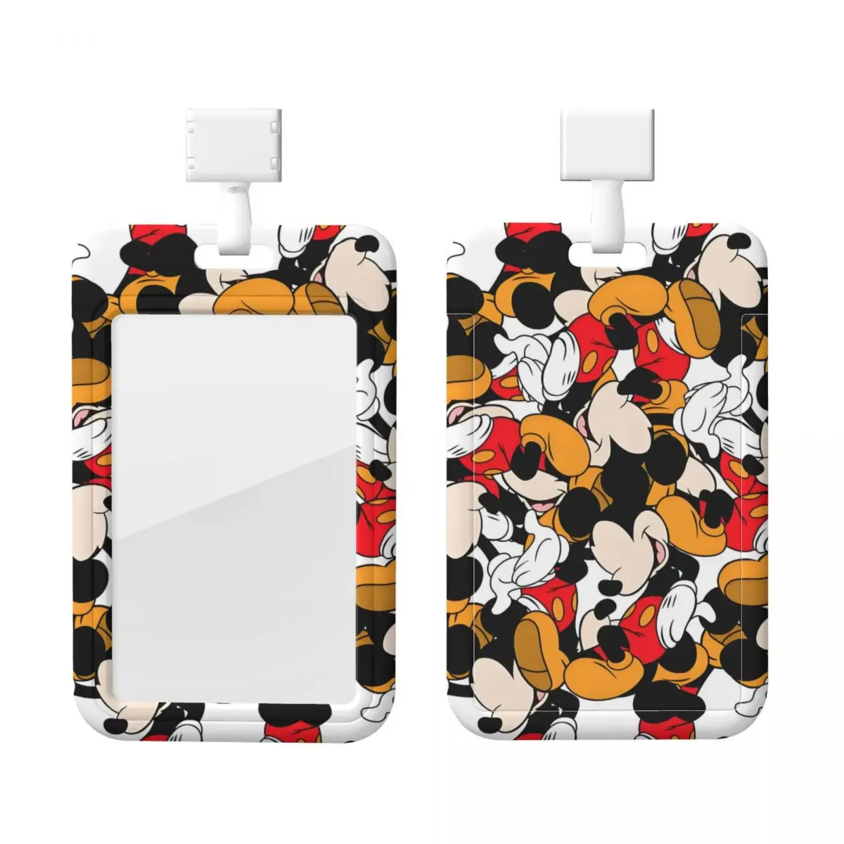 

Изготовленный на заказ держатель для бейджа с Микки Маусом, держатель для карт, мультяшный шейный ремешок, держатель для удостоверения личности, держатели для кредитных карт, шейный ремешок для медсестры