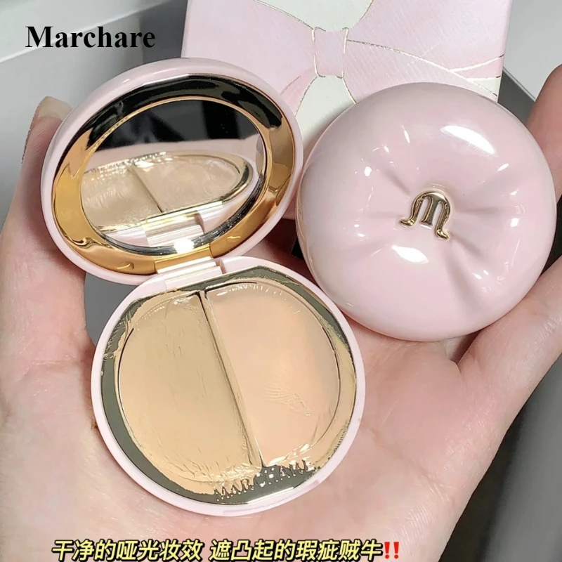 Marchare Two-tone Concealer Plate Moisturizing Oil Control Concealer