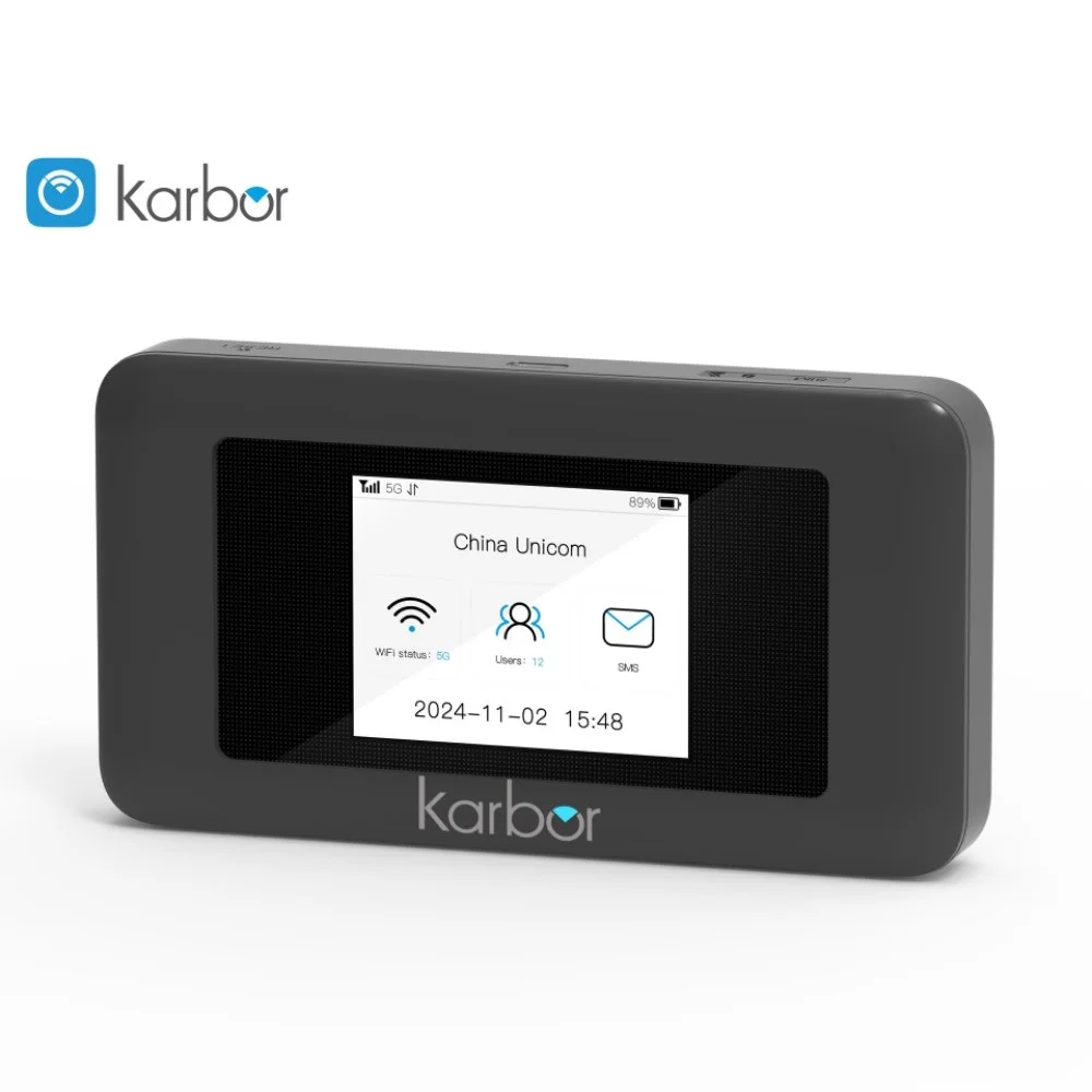 

5000mAh Dual-Band 5G Pocket Router WiFi Router 5g Wifi 5g Hotspot Router with Sim Card Slot