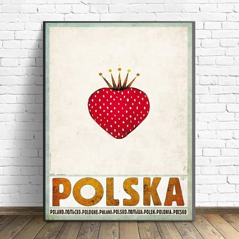 Retro Original Poland Local Pictorial Babimost Podhale Wista Posters Prints Canvas Printing Wall Art Picture for Room Home Decor