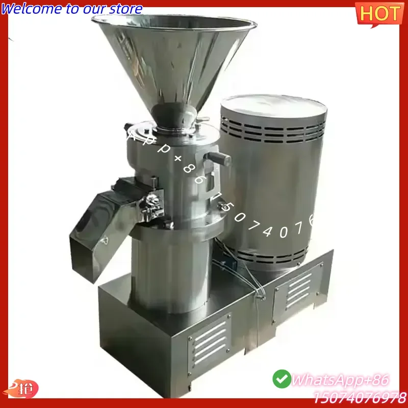 2026 Commercial Electric Sesame Paste Making Machine Small Tahini Almond Cashew Colloid Mill Peanut Butter Making Machine