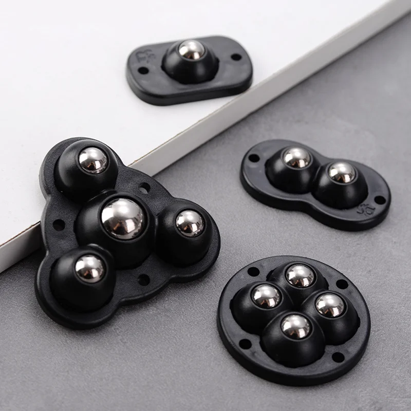 4Pcs Self Adhesive Mini Caster Wheels 360 Degree Swivel Mini Castor Wheels Swivel Universal wheel for Small Appliances