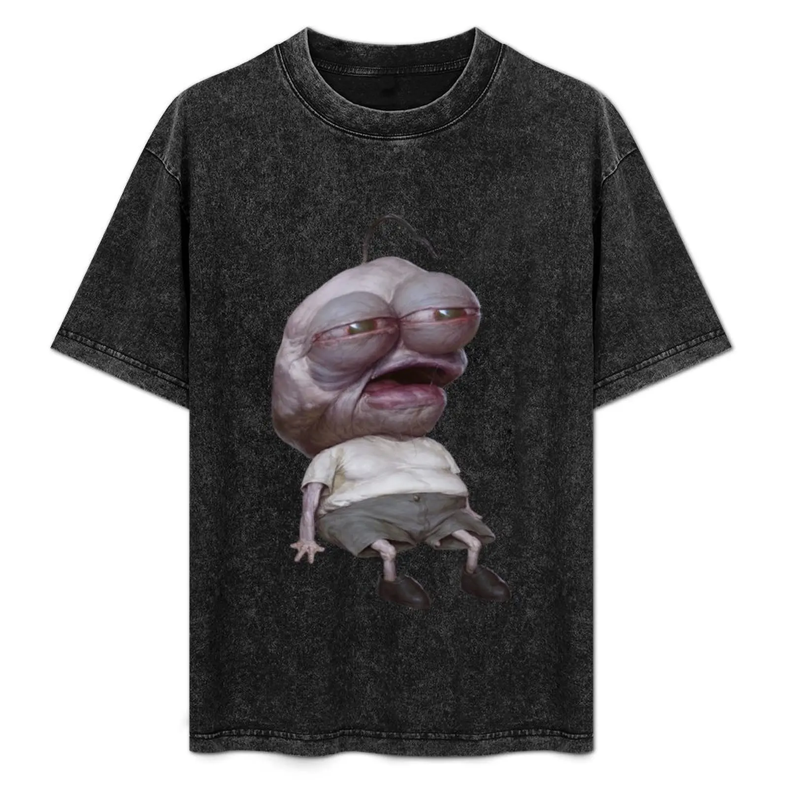 

Smiling Friends Depressed Pim - Adult Swim T-Shirt Comfortable Basic Crew Neck Tee