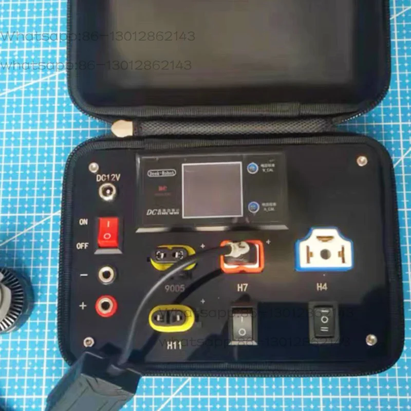 12V Portable LED Car Light Bulb Parameter Tester Box Automotive Modification Test Device