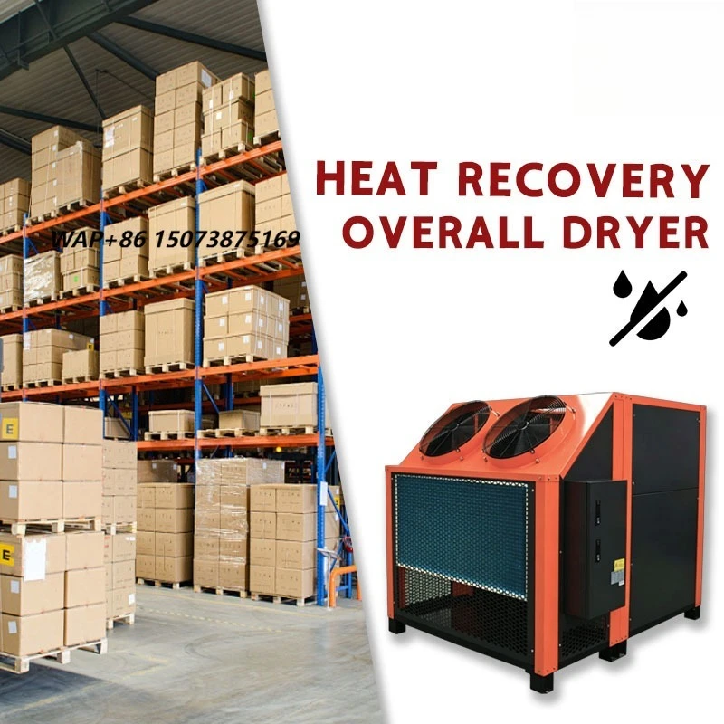 CE ISO Zertifizierter Industrie-Luftentfeuchter Automatisches Niedertemperatur-Modell 75C Integrierter Wärmepumpentrockner Hohe