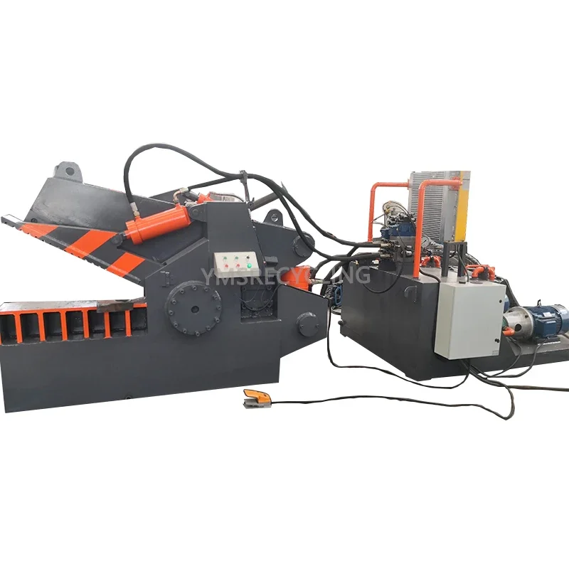 Q43-160 Hydraulic Crocodile Sk in Scrap Metal Shearing Machine for Waste Treatment & Scrap Steel Aluminum Cable Recycling