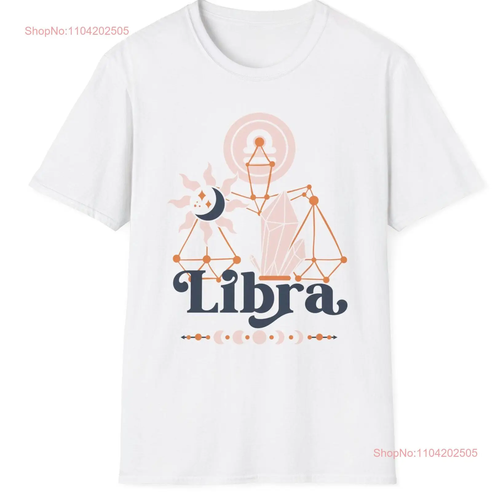 Libra Astrology Sign T Shirt 100 Cotton Zodiac Horoscope Top Birthday Astrological Clothing long or short sleeves