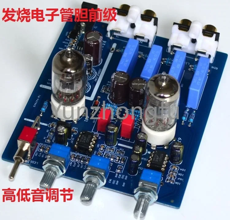 Fever HiFi Gallbladder Level 6j1 Electronic Tube with High Bass Adjustment HiFi Audio Amplifier Front Amplifier