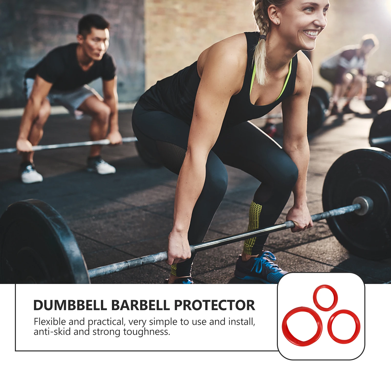 

16pcs Washable Detachable Dumbbell Covers Silicone Sleeves Non Slip Anti Fall Guards Fitness Equipment Accessories Gift
