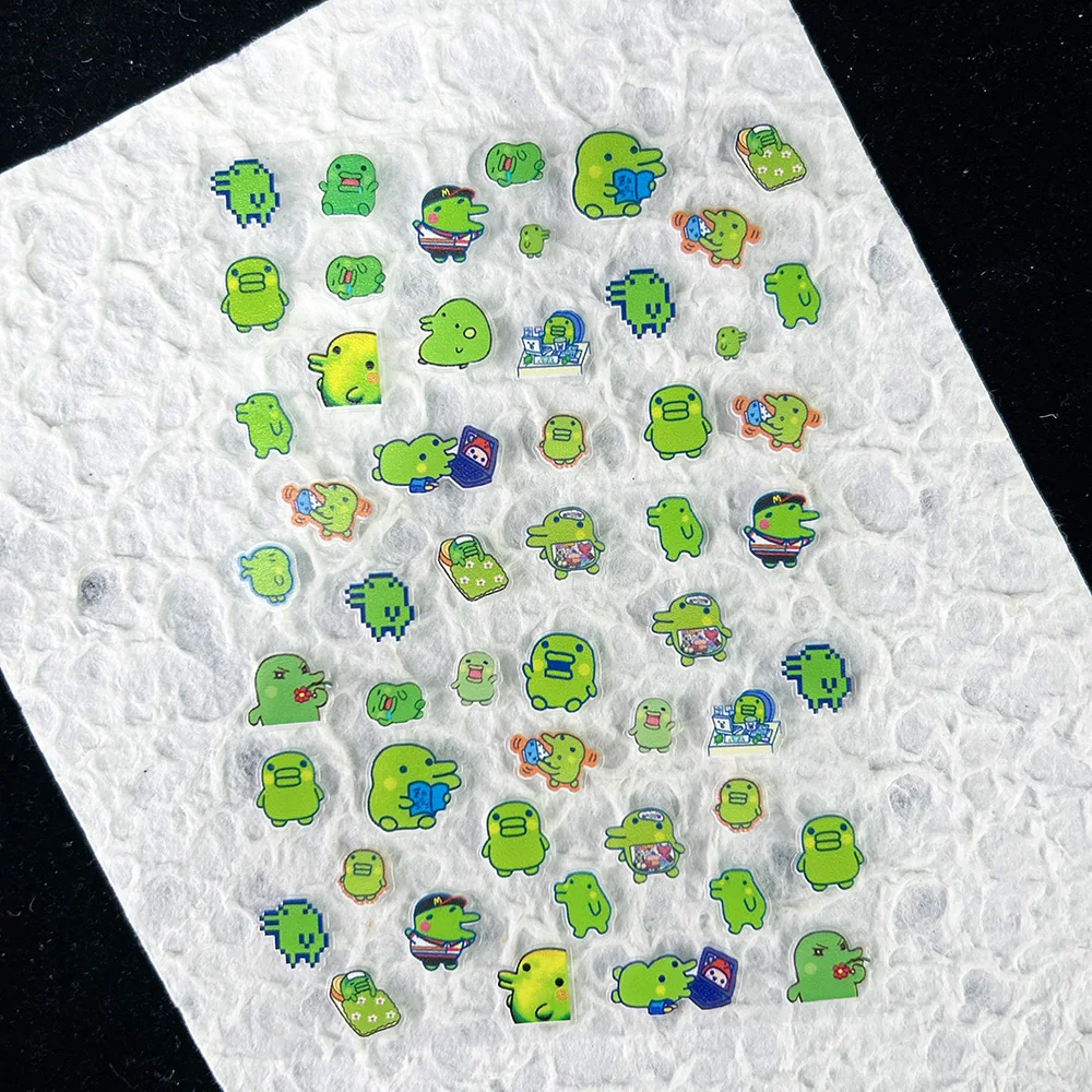 

Наклейки Kawaii Game Electronic Pets: милые животные-эволюционеры, водонепроницаемые, для дизайна ногтей, DIY, для чехлов телефонов, ноутбуков, бутылок для воды, подарки