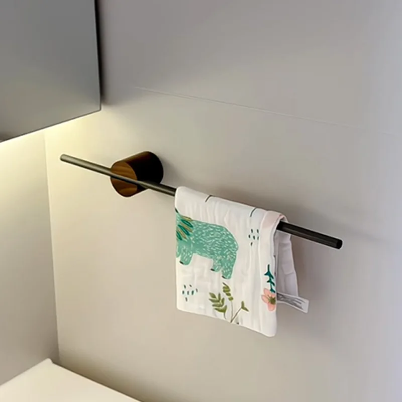 Minimalist towel rack, bathroom without punching, bathroom rack, kitchen hanging rod
