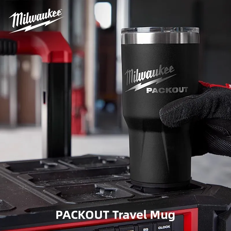 

Milwaukee Paout Portable Insulated Water Bottle Red And Bla Models Stainl Steel Travel Cup with Lid American Made