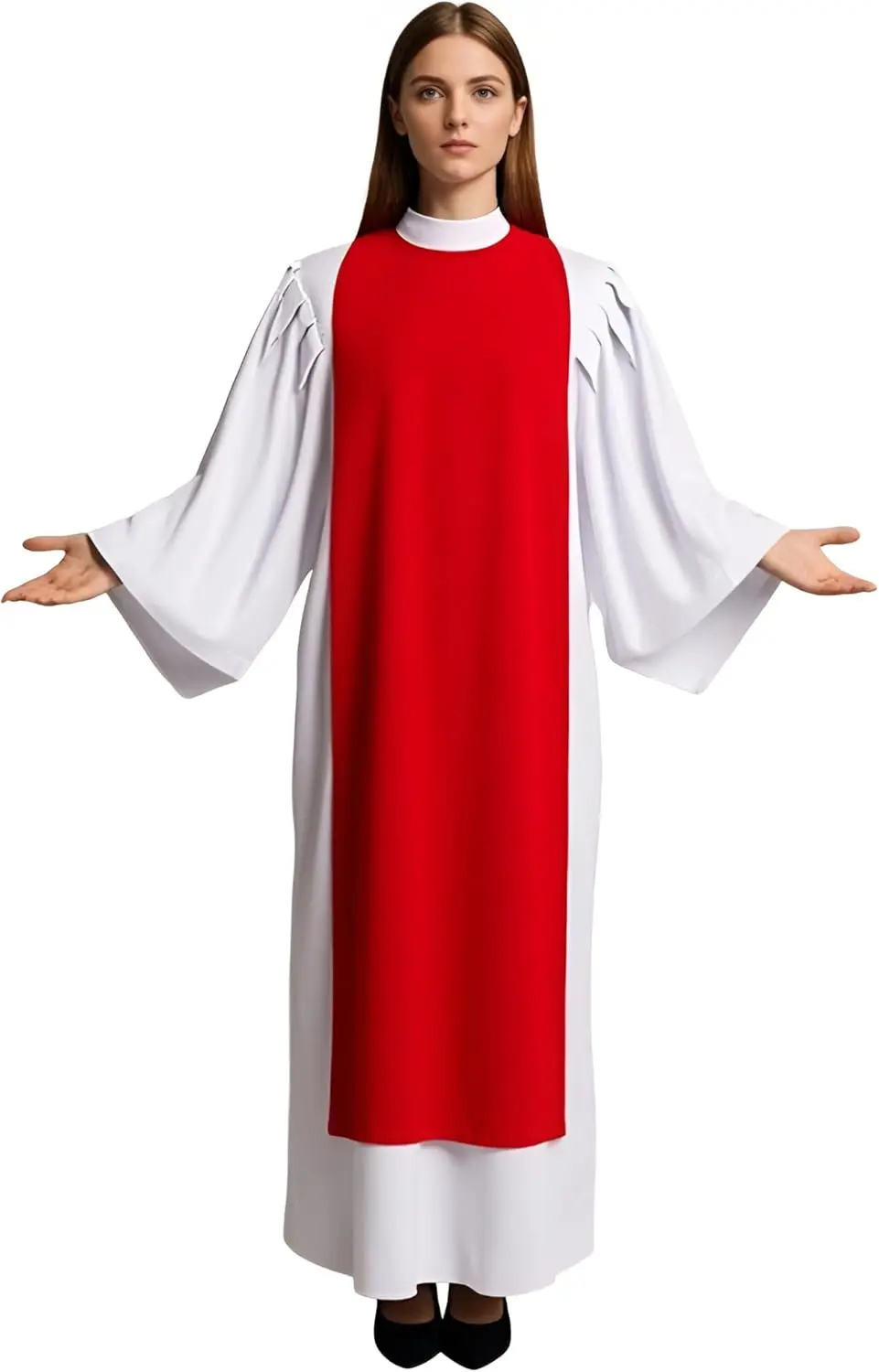 

Clergy Vestment Robe Scapular Church Minister Choir Overlay Stole Tunic