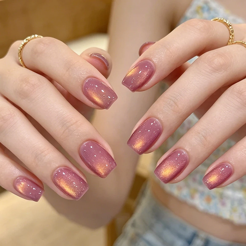 

BORN PRETTY 10ml Rose Majesty Cat Magnetic Gel Nail Polish Grape Golden Color Soak Off UV Gel Nail Varnish Nail Supplies