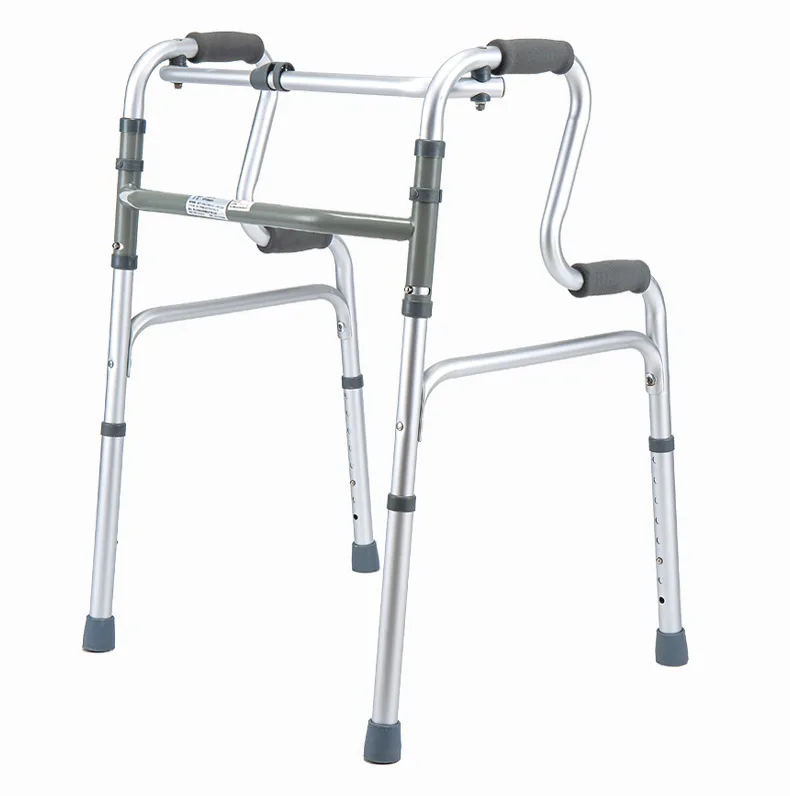 

Elderly Four-Foot Crutches Foldable and Portable Walking Aids Walker