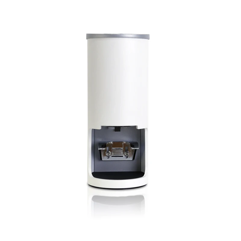 New Arrival Black White Automatic Coffee Tamper Adjustable Pressure Commercial Electric Coffee Tamper Machine